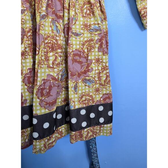 Matilda Jane (You and Me) Lovely West Palm Peasant Top -Size 8 - Picture 3 of 6